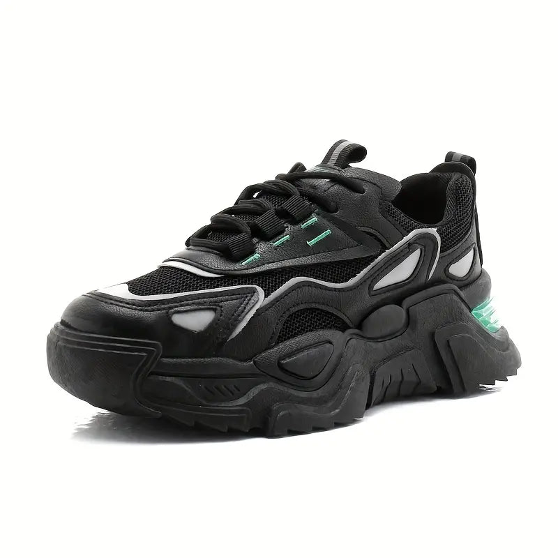 MALODI⢠LOW TOP GEOMETRIC BREATHABLE SNEAKERS