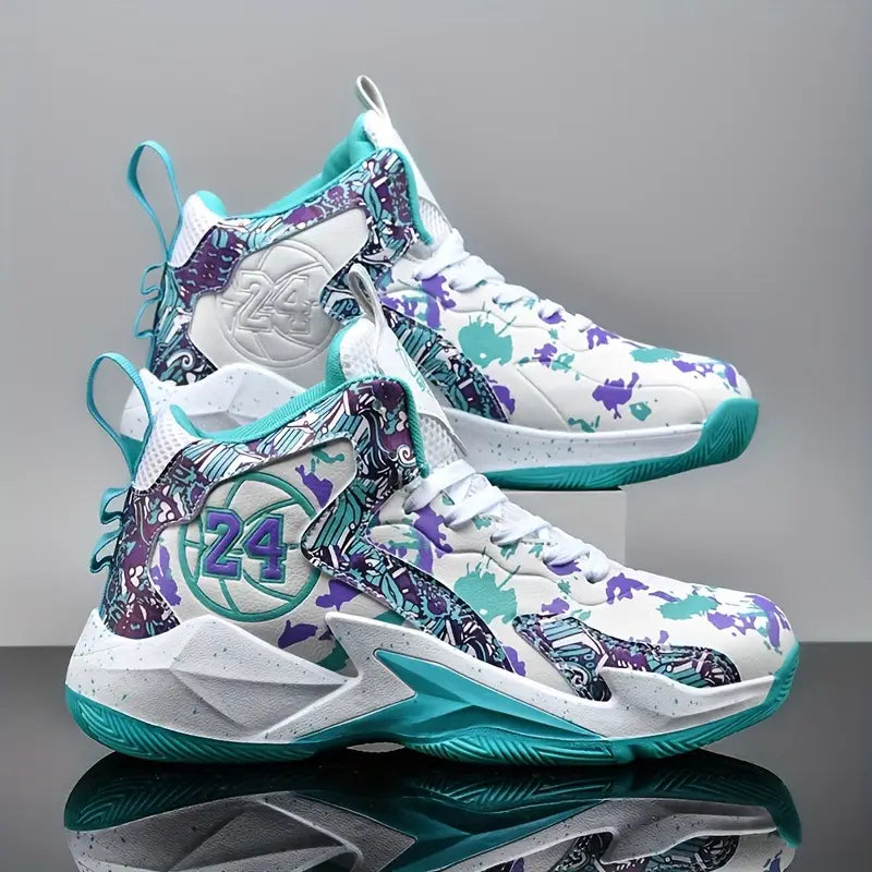 COMFORTABLE HIGH-TOP BASKETBALL SNEAKERS