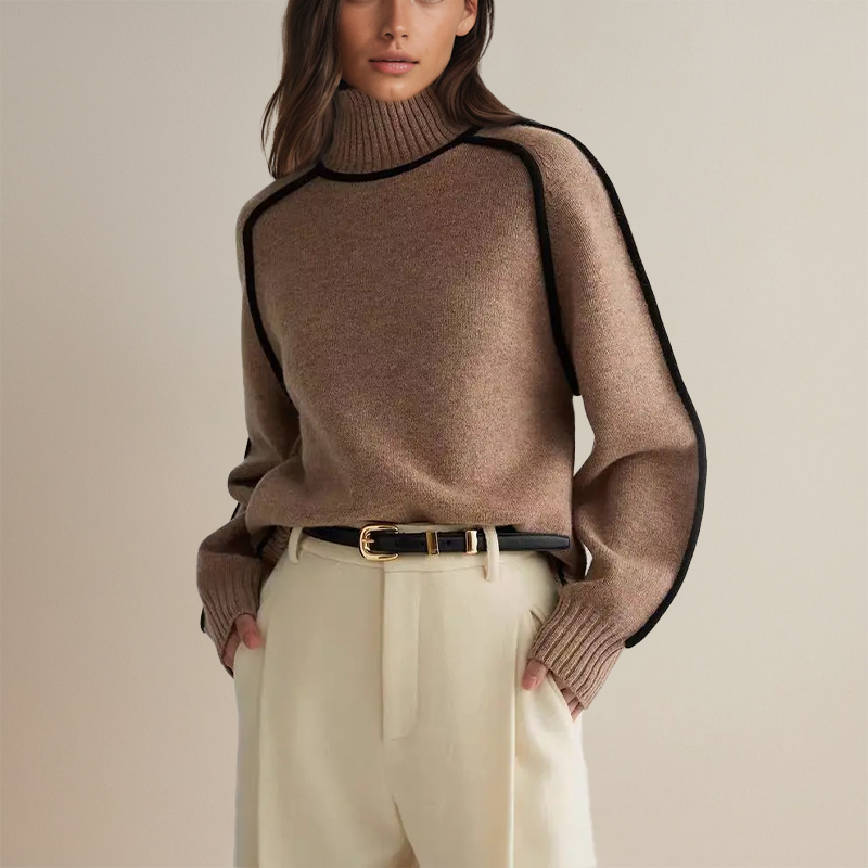 MIRABELLA™ – COUTURE TURTLENECK JUMPER
