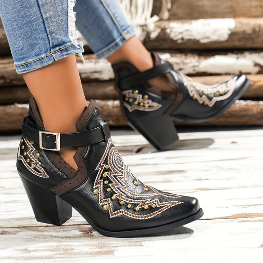 MATILDA™ WOMEN'S BOHEMIAN VINTAGE SLIP-ON ANKLE BOOTS