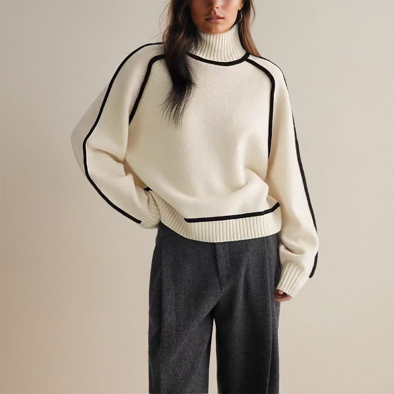 MIRABELLA™ – COUTURE TURTLENECK JUMPER
