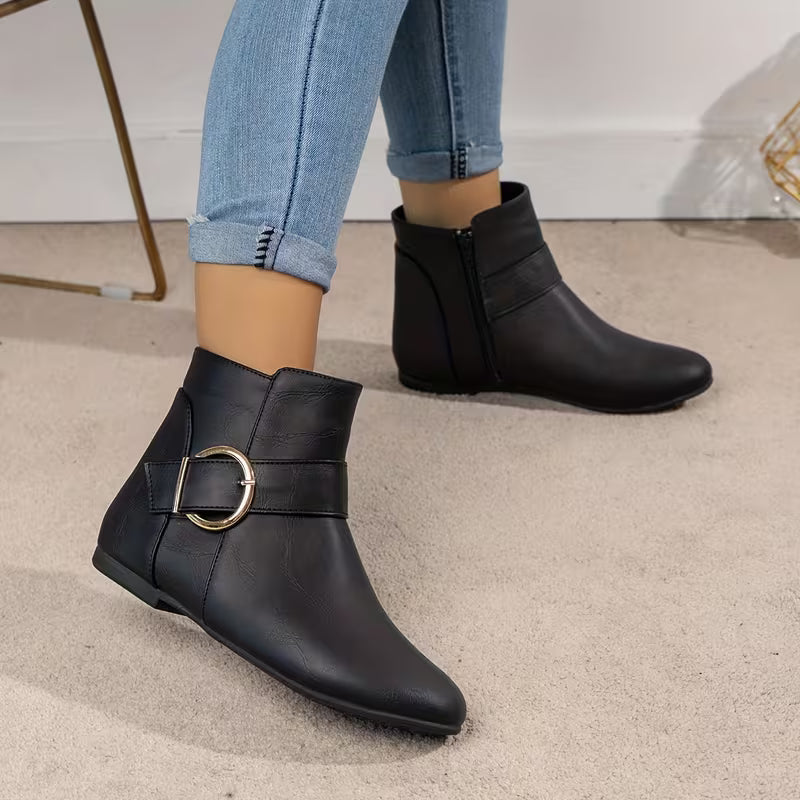 BONNIE™ WOMEN'S FLAT ORTHOPEDIC ANKLE BOOTS