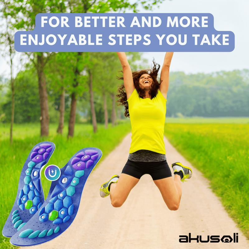 AKUSOLI™ SHOCK ABSORBING INSOLES – ULTRA COMFORT