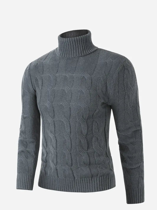 SHANEโข MEN'S TURTLENECK KNIT SWEATER