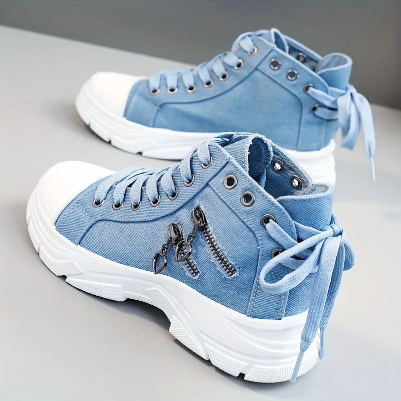 PAIGE™ WOMEN'S HIGH-TOP CANVAS SNEAKERS