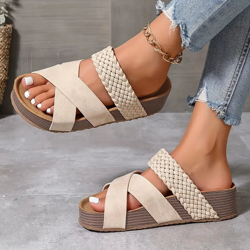 SHAELâ„¢ WOMEN'S PLATFORM SLIDE SANDALS