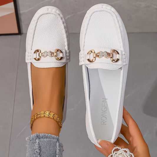 FLUTTER | RHINESTONE-DECOR BUTTERFLY LOAFERS