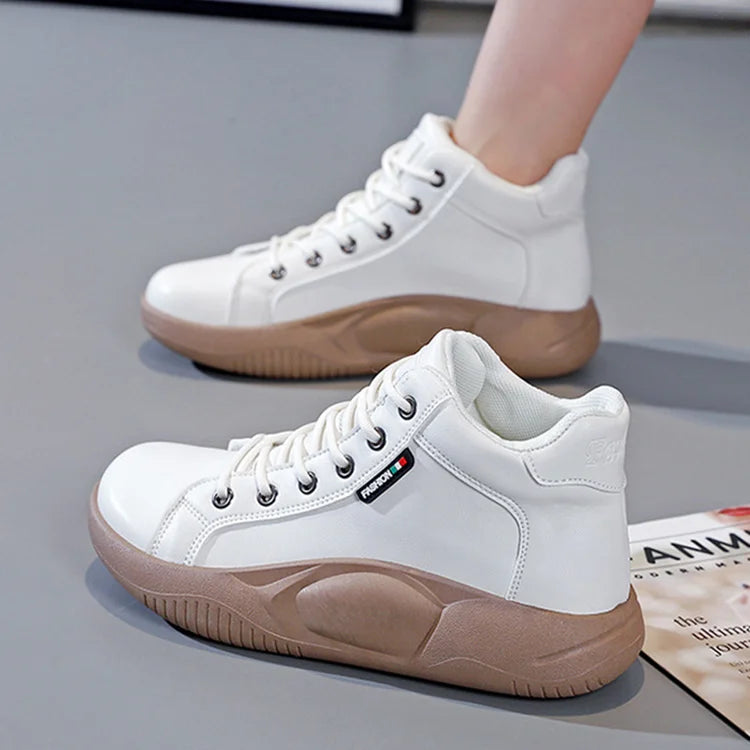 WOMEN'S PREMIUM HIGH TOP THICK SOLE BOOTS - 2025 AUS BEST SELLER