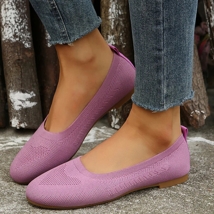 WOMEN'S WOVEN BREATHABLE FLAT ORTHOPEDIC SHOES