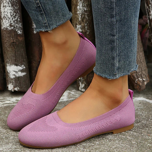 WOMEN'S WOVEN BREATHABLE FLAT ORTHOPEDIC SHOES