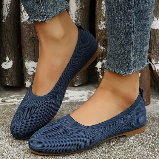 WOMEN'S WOVEN BREATHABLE FLAT ORTHOPEDIC SHOES