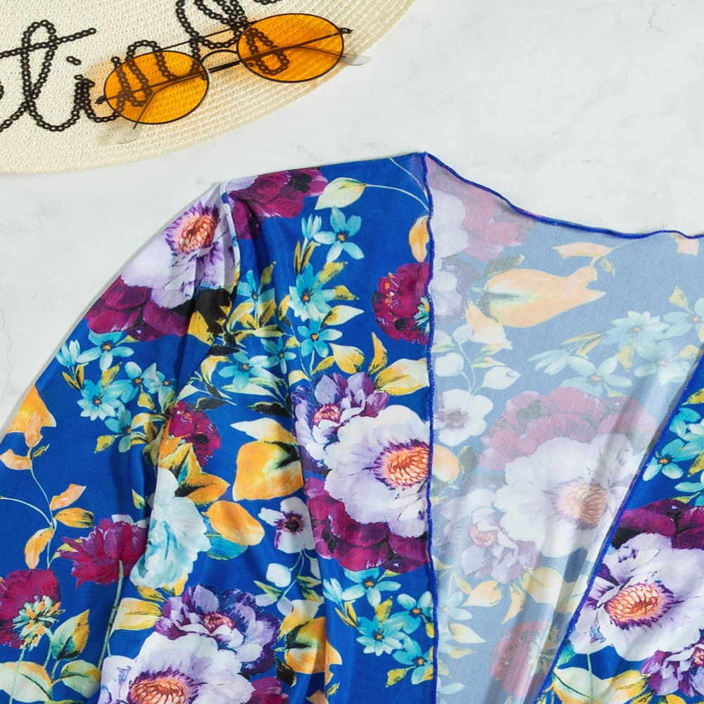 JINA™ ELEGANT 3-PIECE BLUE SUMMER SWIMSUIT