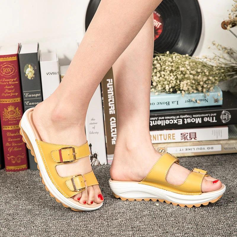 SUPER COMFY PLATFORM SANDALS WITH ARCH SUPPORT - 2025 MODEL