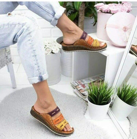 PREMIUM ORTHOPEDIC TRICOLOR SANDALS - 2025 BEST SELLER
