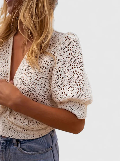 SIERRA™ | ELEGANT V-NECK BLOUSE