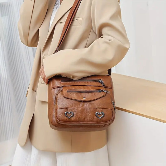 CELESTE™ QUILTED MESSENGER CROSSBODY BAG