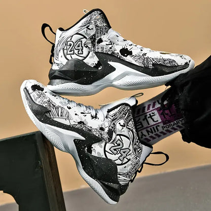 COMFORTABLE HIGH-TOP BASKETBALL SNEAKERS