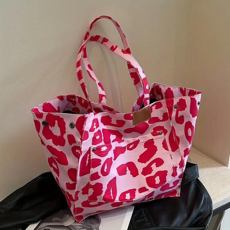 ADELA™ COW PRINT TOTE BAG