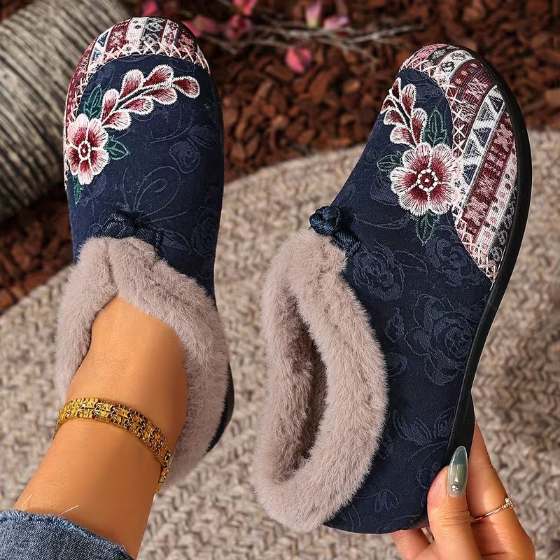 ROWANA™ WOMEN'S FLORAL DESIGN LIGHTWEIGHT ANKLE BOOTS