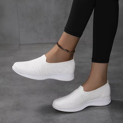 CHLOE™ MESH SLIP-ON FLAT SHOES