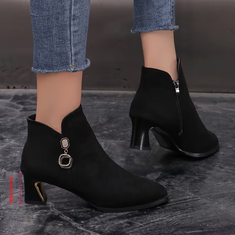 NEVE™ WOMEN'S POINTED TOE CHELSEA ANKLE BOOTS