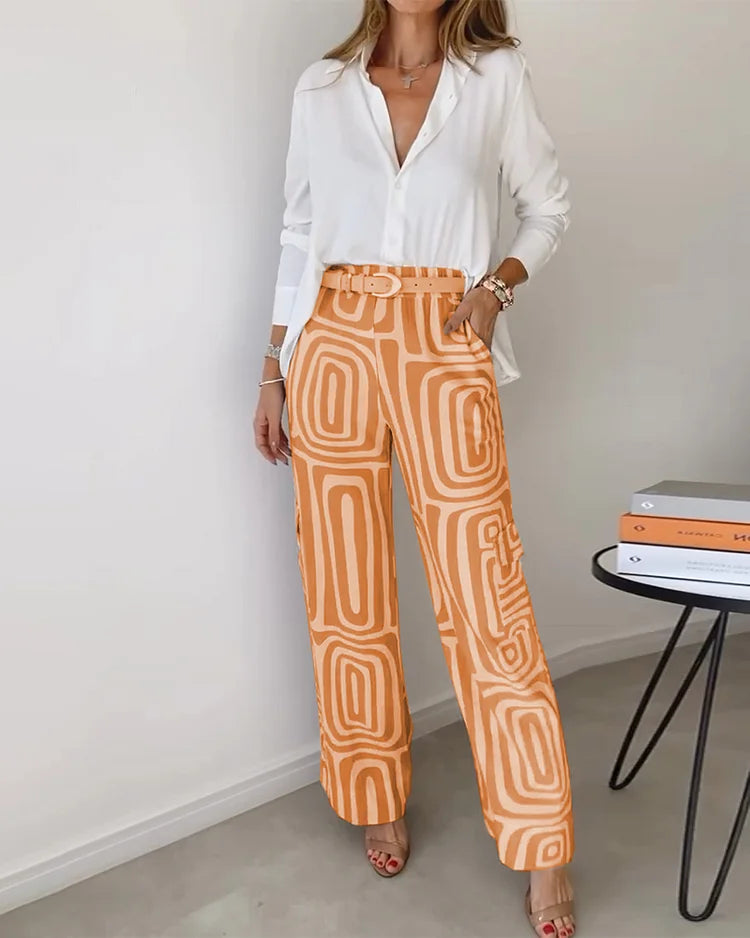 EMILIA™ | STYLISH PANT + FREE BLOUSE & BELT