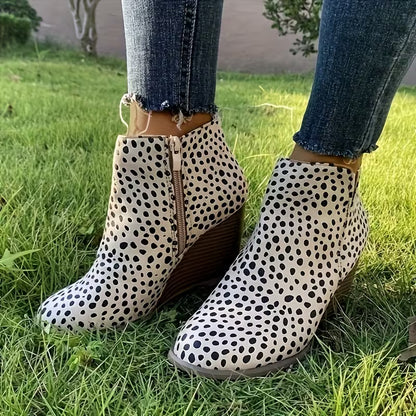 VALEN™ WOMEN'S CHUNKY HEEL ANKLE BOOTS