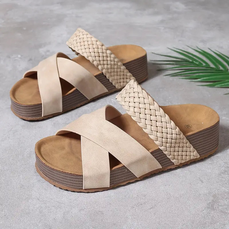 SHAEL™ WOMEN'S PLATFORM SLIDE SANDALS