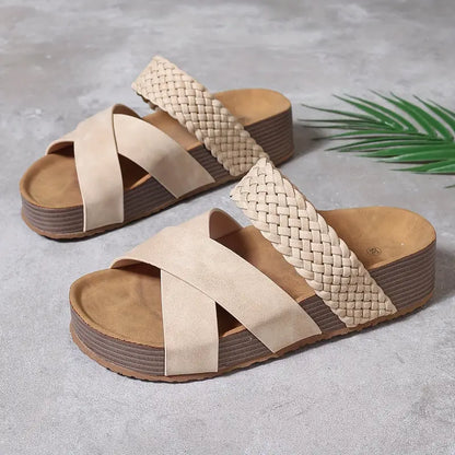 SHAEL™ WOMEN'S PLATFORM SLIDE SANDALS