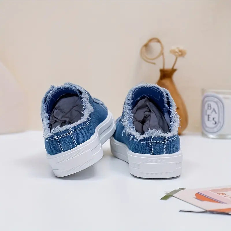 ELARA™ TRENDY SLIP-ON WATERPROOF CANVAS SHOES