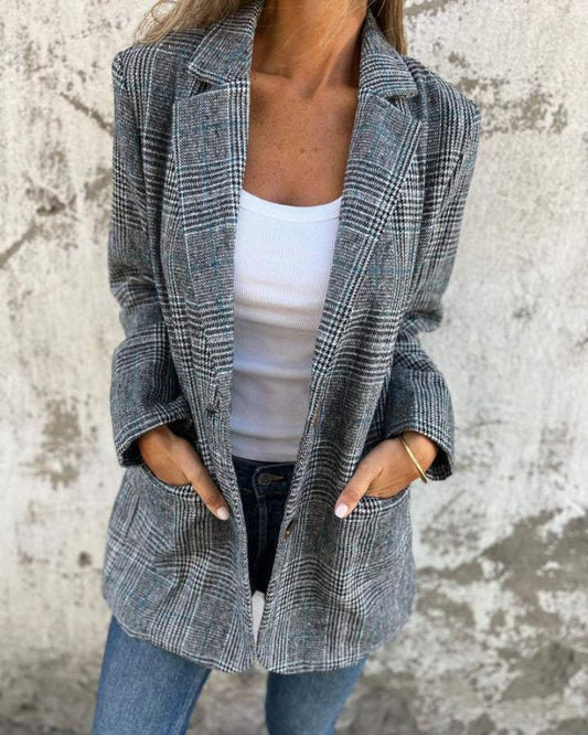 VIENNA™ | CLASSIC CHECKED BLAZER