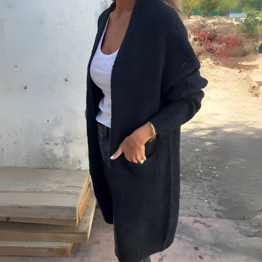 LAYANI™ – CASUAL KNIT CARDIGAN WITH POCKETS