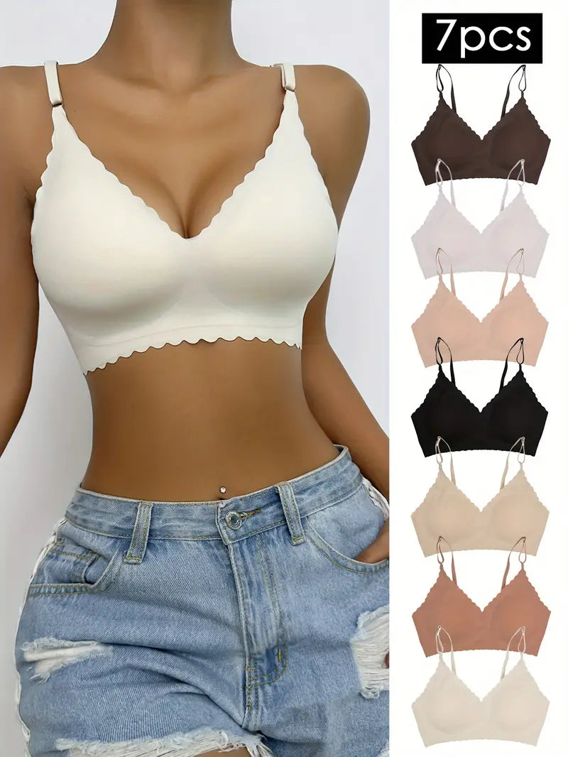 MARINA™ COLLECTION OF 7 STRETCH BRA CORRECTORS IN DIFFERENT COLORS