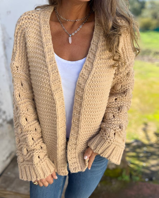 LÉNA™ | LONG-SLEEVE KNIT CARDIGAN
