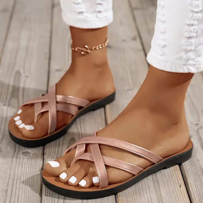 ADINA™ WOMEN'S FASHION SLIP-ON BEACH SANDALS