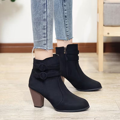 STELLA™ WOMEN'S FASHION HEELED ANKLE BOOTS