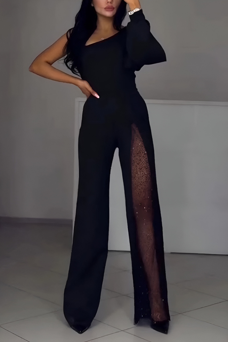 SOFIA - ELEGANT JUMPSUIT WITH GLITTER DETAILS