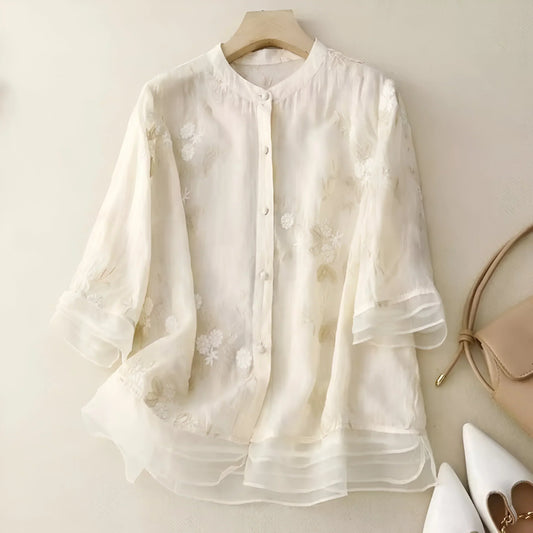 Nellie Blouse - Elegant & Comfortable Women's Top | Lublanca