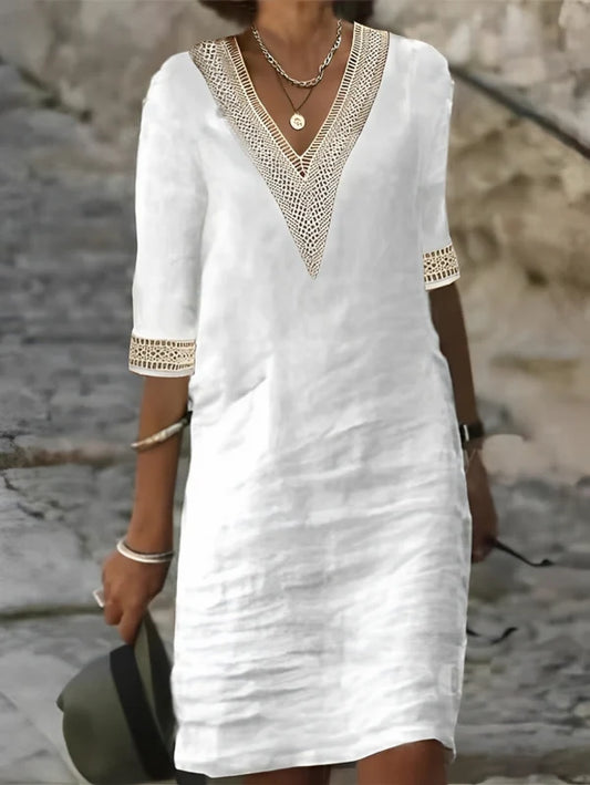 JULEYNA™ – BREEZY NATURAL-FIBER DRESS FOR EFFORTLESS STYLE