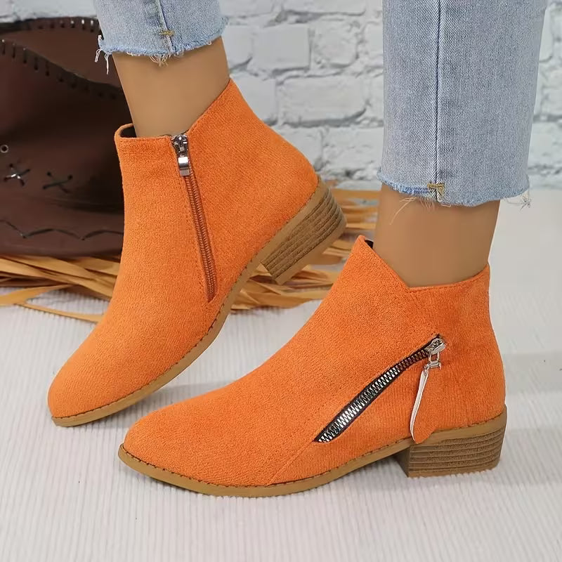 CILARA AUTUMN BOOTS - Pointed Toe & Mid-Heel