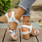 EXMOUTH™ FLORAL HIGH-HEEL SANDALS