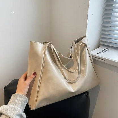 LILY™ RETRO SOLID COLOR TOTE BAG