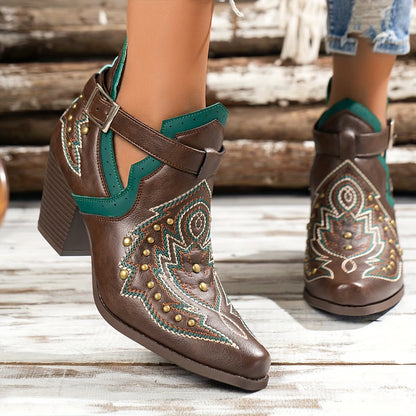 MATILDA™ WOMEN'S BOHEMIAN VINTAGE SLIP-ON ANKLE BOOTS