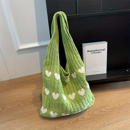 SARAH™ LOVE HEART PATTERN TOTE BAG