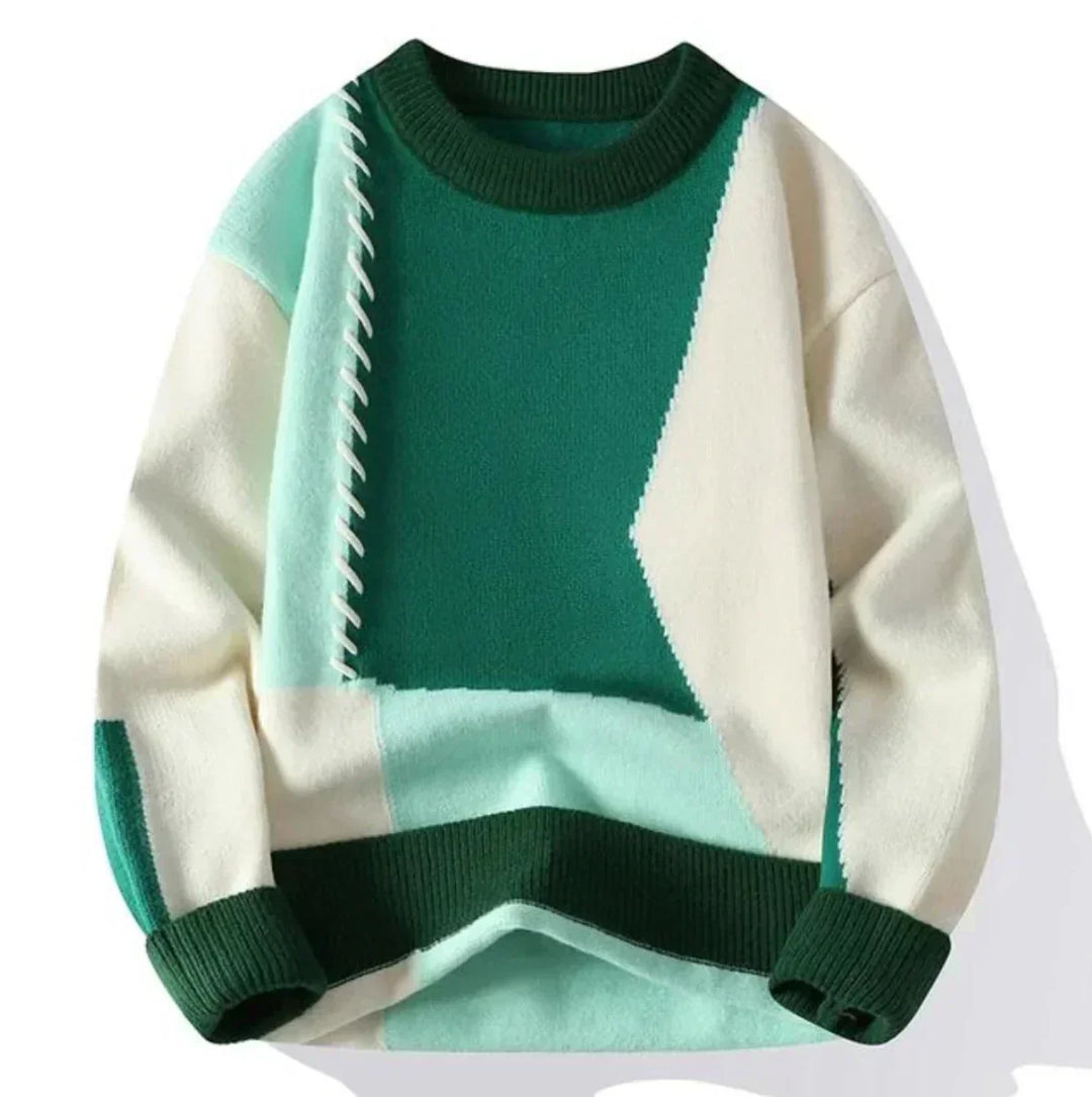 MARLEY™ | RETRO COLOUR-BLOCK KNIT