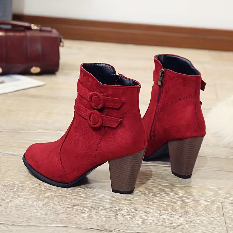 STELLA™ WOMEN'S FASHION HEELED ANKLE BOOTS