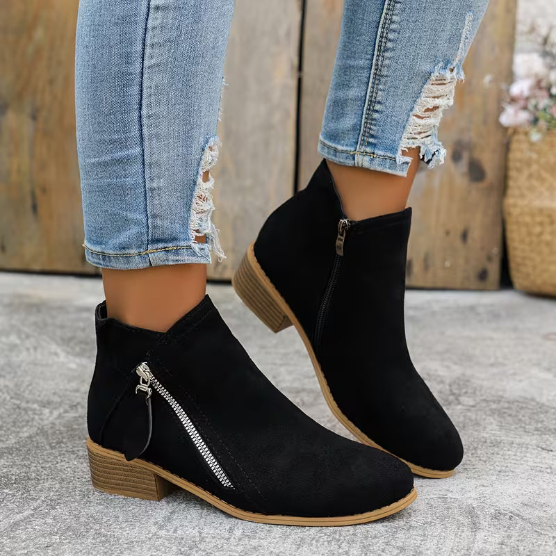 CILARA AUTUMN BOOTS - Pointed Toe & Mid-Heel