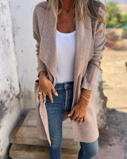 MILENA™ | LAPELLED CASUAL CARDIGAN