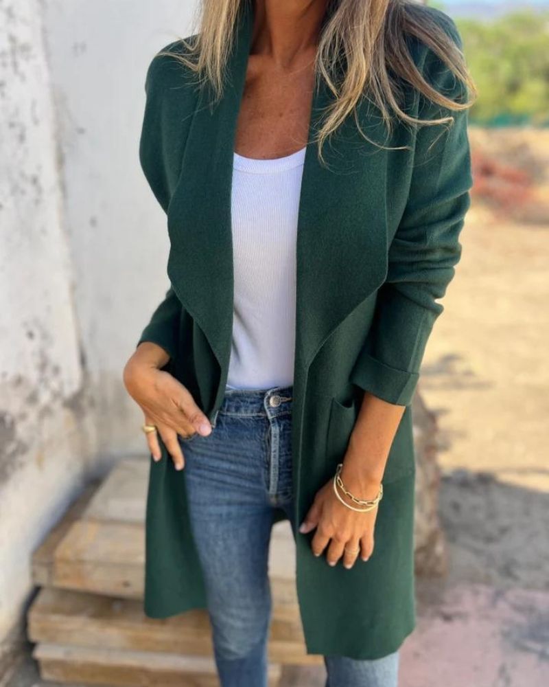 MILENA™ | LAPELLED CASUAL CARDIGAN