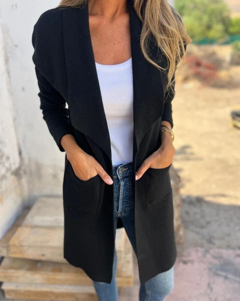 MILENA™ | LAPELLED CASUAL CARDIGAN